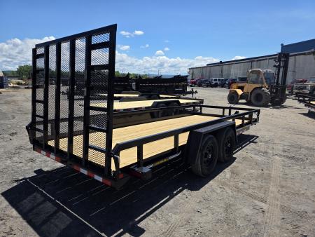 New 2026 Cam Superline 7X18 10K - TUBE TOP Utility Trailer