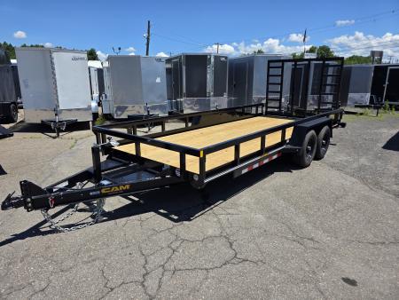 New 2026 Cam Superline 7X18 10K - TUBE TOP Utility Trailer