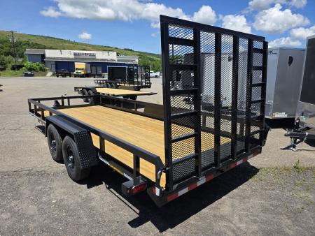 New 2026 Cam Superline 7X18 10K - TUBE TOP Utility Trailer