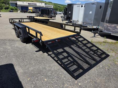 New 2026 Cam Superline 7X18 10K - TUBE TOP Utility Trailer
