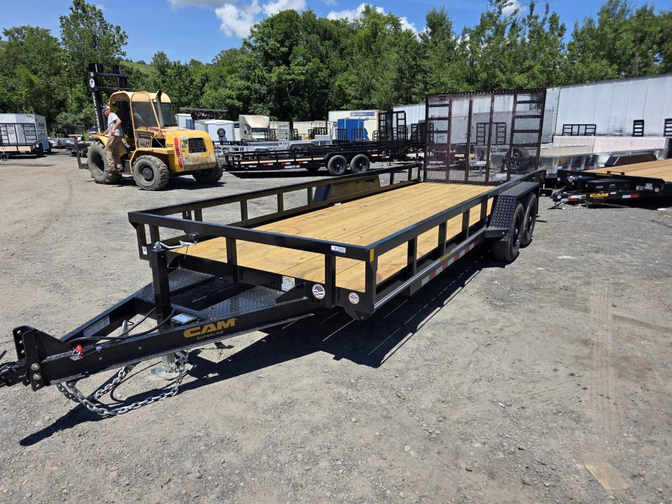 New 2026 Cam Superline 7X20 10K - TUBE TOP Utility Trailer