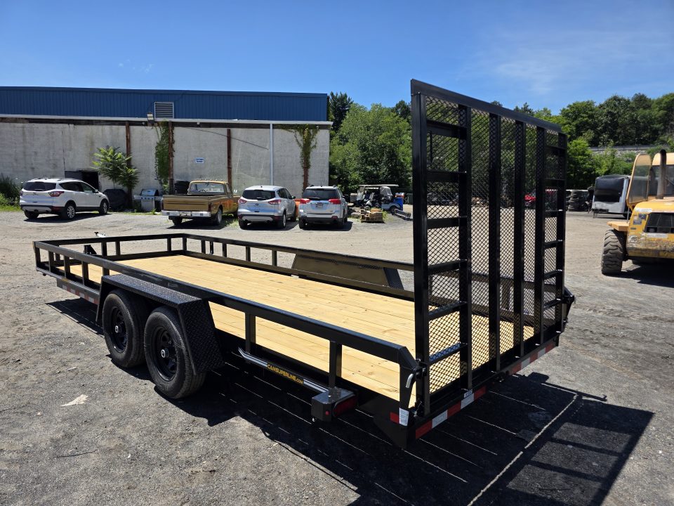 New 2026 Cam Superline 7X20 10K - TUBE TOP Utility Trailer