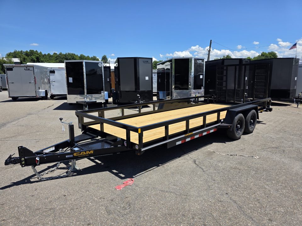 New 2026 Cam Superline 7X20 10K - TUBE TOP Utility Trailer
