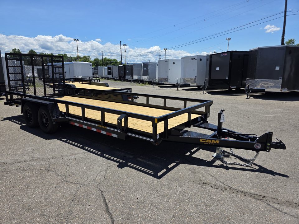 New 2026 Cam Superline 7X20 10K - TUBE TOP Utility Trailer