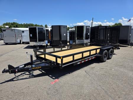 New 2026 Cam Superline 7X20 10K - TUBE TOP Utility Trailer