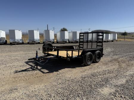 New 2026 Load Trail 77"x10' Double Axle with ramp Utility Trailer