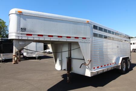 Used 1999 Featherlite Trailers Stock Stock / Stock Combo Trailer