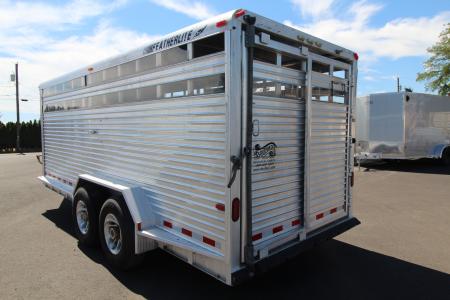 Used 1999 Featherlite Trailers Stock Stock / Stock Combo Trailer