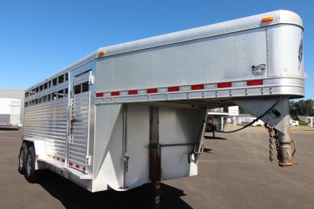 Used 1999 Featherlite Trailers Stock Stock / Stock Combo Trailer