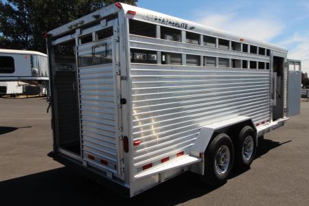 Used 1999 Featherlite Trailers Stock Stock / Stock Combo Trailer