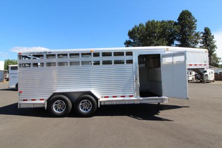 Used 1999 Featherlite Trailers Stock Stock / Stock Combo Trailer