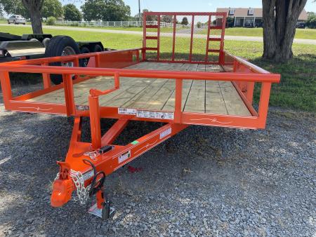 New 2026 Kearney 16' 7K Pipe Top Utility Trailer