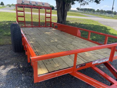 New 2026 Kearney 16' 7K Pipe Top Utility Trailer