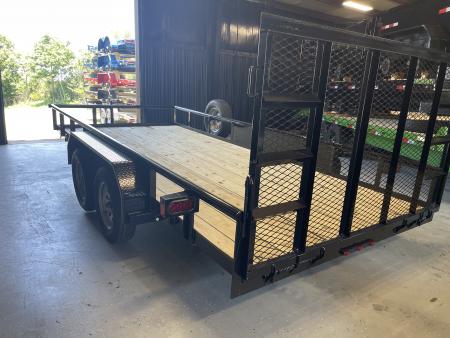 New 2026 Kearney 16' 7K Pipe Top Utility Trailer