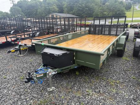 New 2026 Diamond C PSA106 Utility Trailer 83”X14 VENTURE SERIES BI FOLD GATE, W/ SPARE