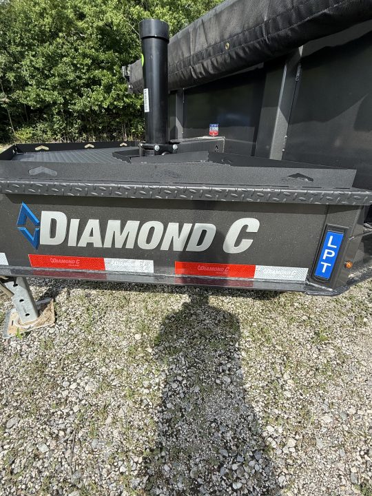New 2026 Diamond C LPT207 Dump Trailer LONG ARM TARP 5 STAGE TELESCOPIC LIFT 2 SPEED 15K JACK