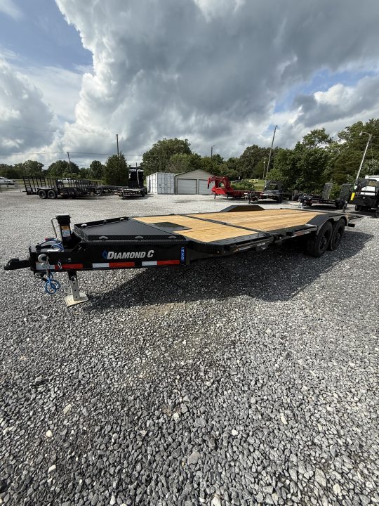 New 2026 Diamond C HXD210 DRIVE OVER FENDER 102” X22’ TILT TRAILER 23K G.V.W.R.