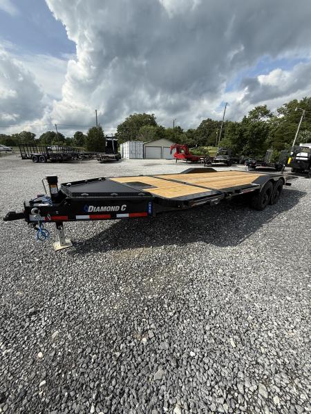 New 2026 Diamond C HXD210 DRIVE OVER FENDER 102” X22’ TILT TRAILER 23K G.V.W.R.