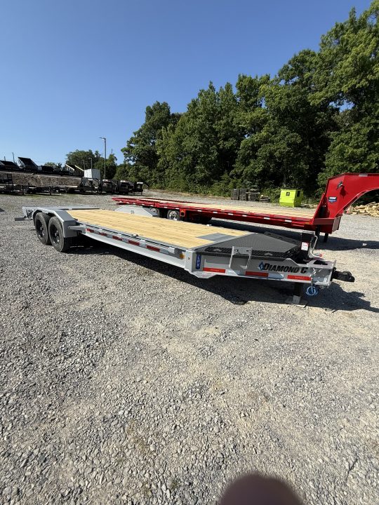 New 2026 Diamond C LPX208 Equipment Trailer ** ABS BRAKES** MAX RAMPS 2 SPEED 15K JACK