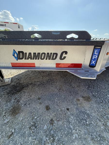 New 2026 Diamond C LPX208 Equipment Trailer ** ABS BRAKES** MAX RAMPS 2 SPEED 15K JACK