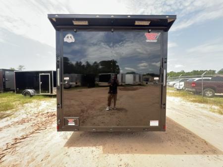 New 2027 Titanium 8.5x24 Tandem Axle Car Hauler – Black Polycore