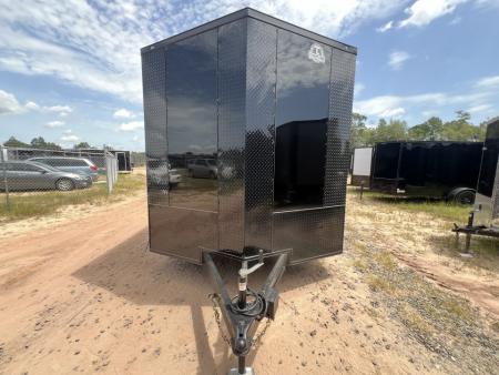 New 2027 Titanium 8.5x24 Tandem Axle Car Hauler – Black Polycore