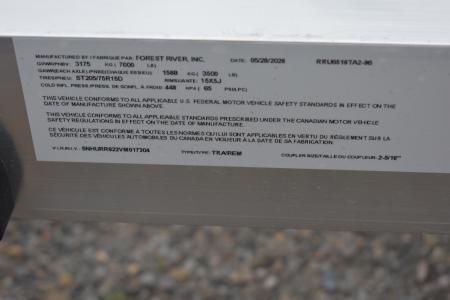 New 2027 Forest River Rough Rider Flatbed Semi Trailer