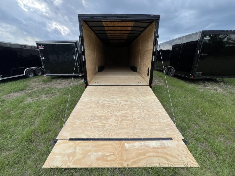 New 2027 Rock Solid Cargo 8.5x28 Tandem Axle Enclosed Cargo Trailer – Black Polycore