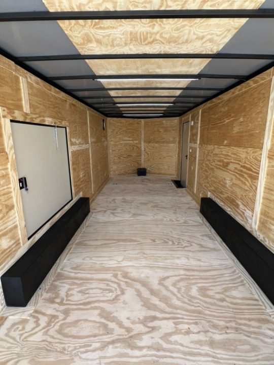 New 2027 Rock Solid Cargo 8.5x24 Tandem Axle Enclosed Car Hauler – White Polycore | Premium Car Hauler Package