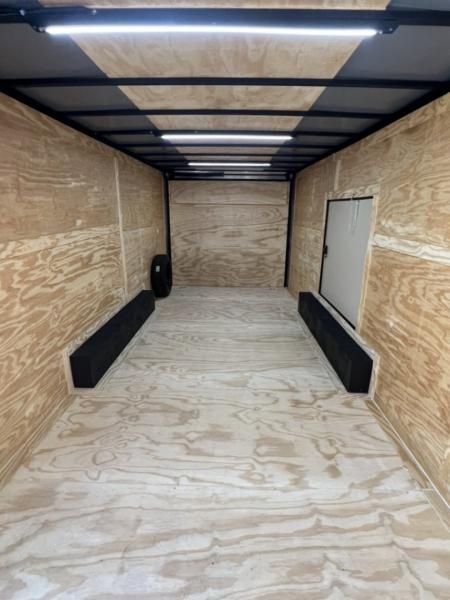 New 2027 Rock Solid Cargo 8.5x24 Tandem Axle Enclosed Car Hauler – White Polycore | Premium Car Hauler Package