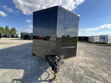 New 2027 Rock Solid Cargo 8.5x36 Triple Axle Enclosed Car Hauler – Black Polycore Super Stealth Blackout Package