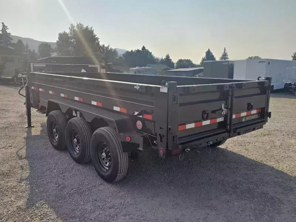 New 2027 Iron Bull 83"x16' 21k Gooseneck Dump Trailer