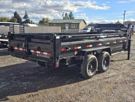 New 2027 Iron Bull 83"x16' 15k Gooseneck Dump Trailer