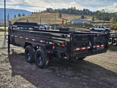 New 2027 Iron Bull 83"x16' 15k Gooseneck Dump Trailer