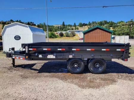 New 2027 Iron Bull 8x14 15k Deckover Dump Trailer