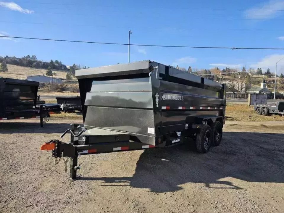 New 2027 Iron Bull 7x14 15k Dump Trailer w/48" Sides