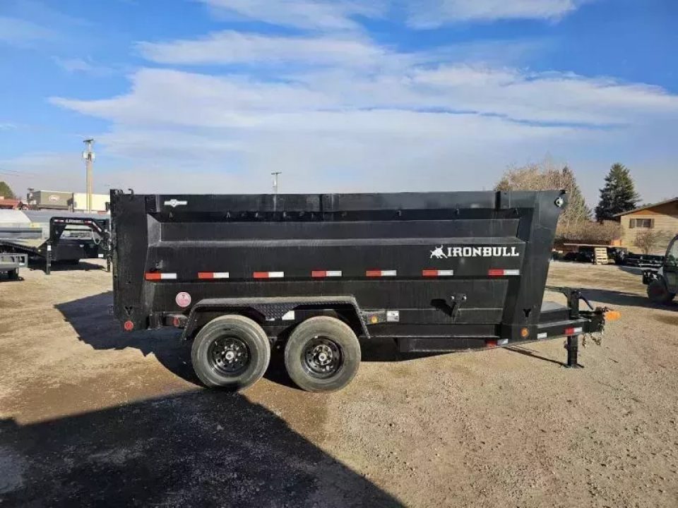 New 2027 Iron Bull 7x14 15k Dump Trailer w/48" Sides