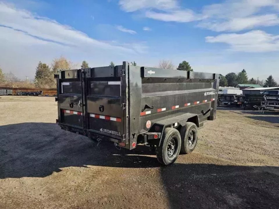 New 2027 Iron Bull 7x14 15k Dump Trailer w/48" Sides