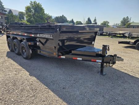 New 2027 Iron Bull 7x16 21k Dump Trailer