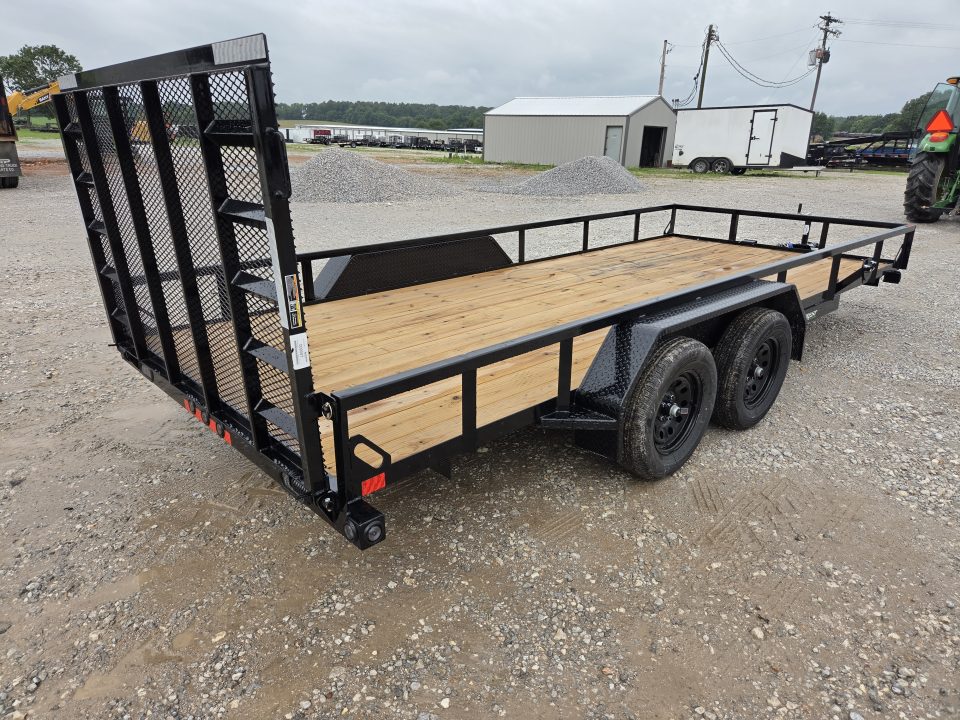 New 2026 Load Trail 83X18 TANDEM 7K TUBE TOP UTILITY W/4' SPRING GATE