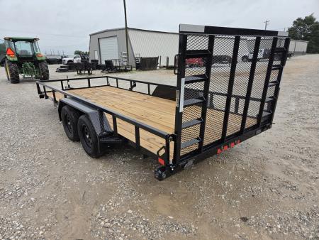 New 2026 Load Trail 83X18 TANDEM 7K TUBE TOP UTILITY W/4' SPRING GATE