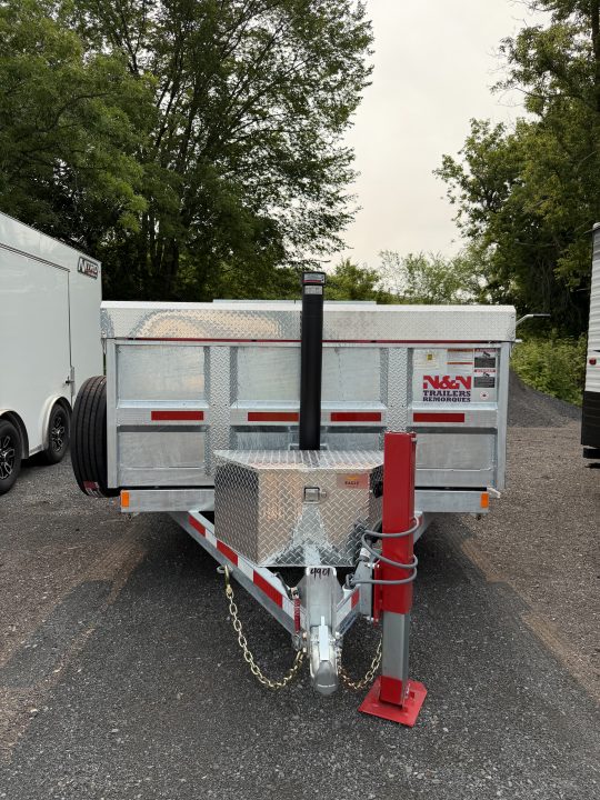 New 2026 N & N 7X14 Storm Dump Trailer 15K w/combo gate