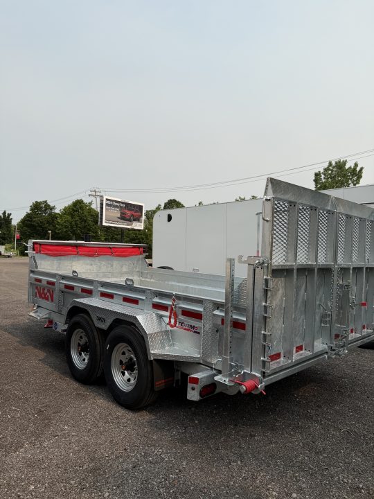 New 2026 N & N 7X14 Storm Dump Trailer 15K w/combo gate