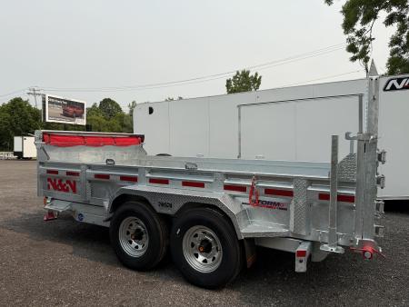New 2026 N & N 7X14 Storm Dump Trailer 15K w/combo gate