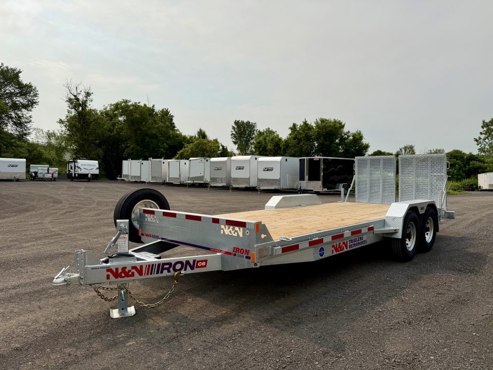New 2026 N & N Iron 7X20 Equipment Trailer 15K