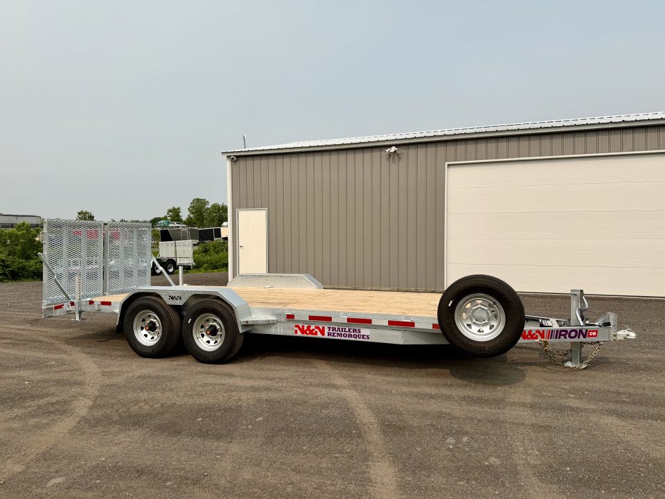 New 2026 N & N Iron 7X20 Equipment Trailer 15K