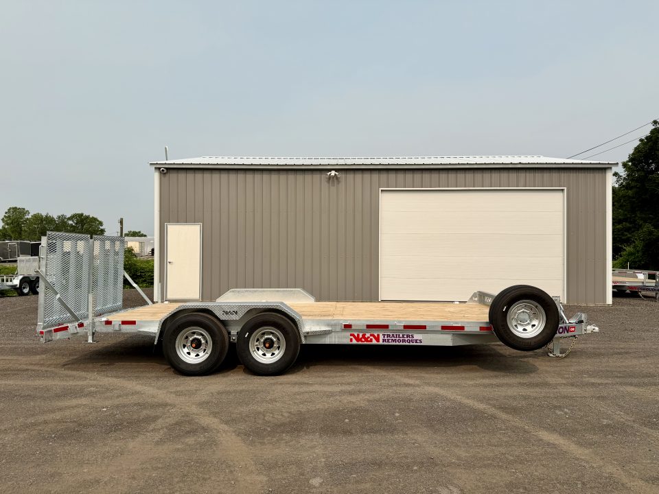 New 2026 N & N Iron 7X20 Equipment Trailer 15K