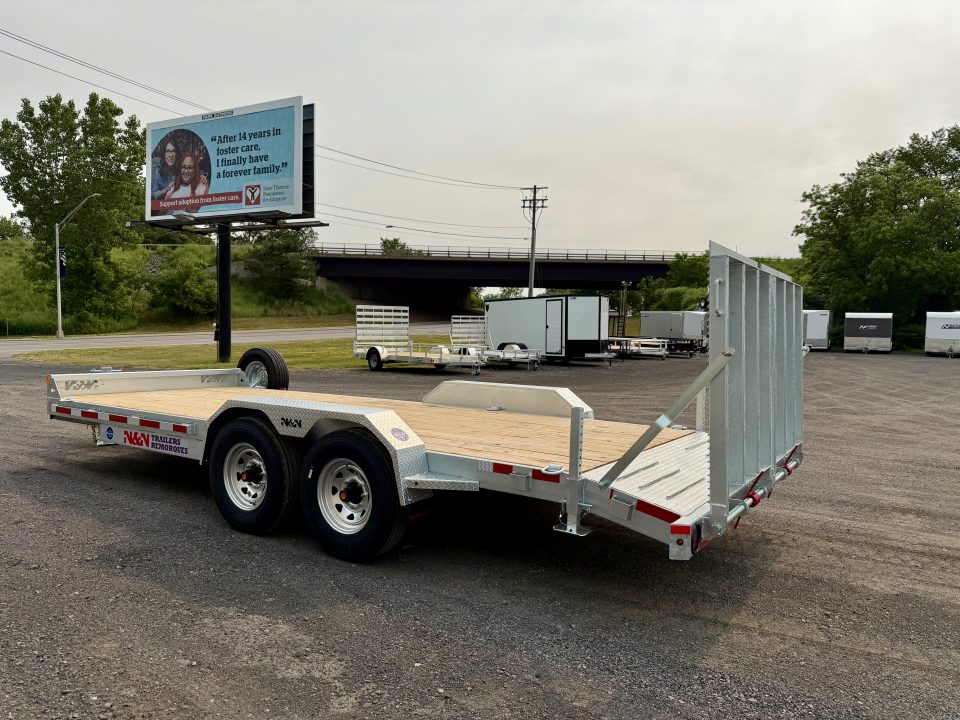 New 2026 N & N Iron 7X20 Equipment Trailer 15K