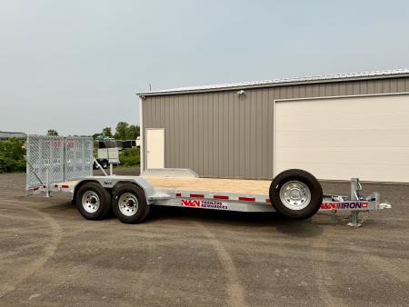 New 2026 N & N Iron 7X20 Equipment Trailer 15K