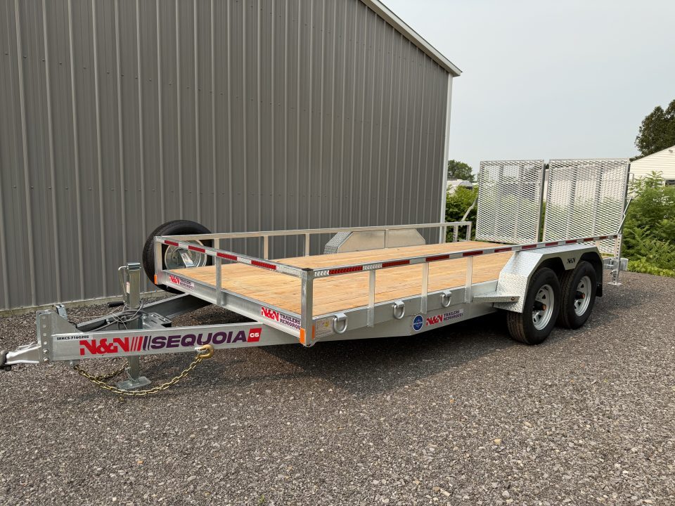 New 2026 N & N 7X16 Sekoia Equipment Trailer 10K